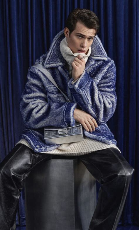 fendi ambassadors|nicholas galitzine modelling for Fendi.